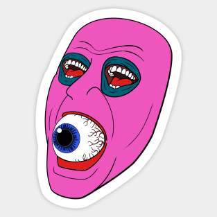 Pink Horror Sticker